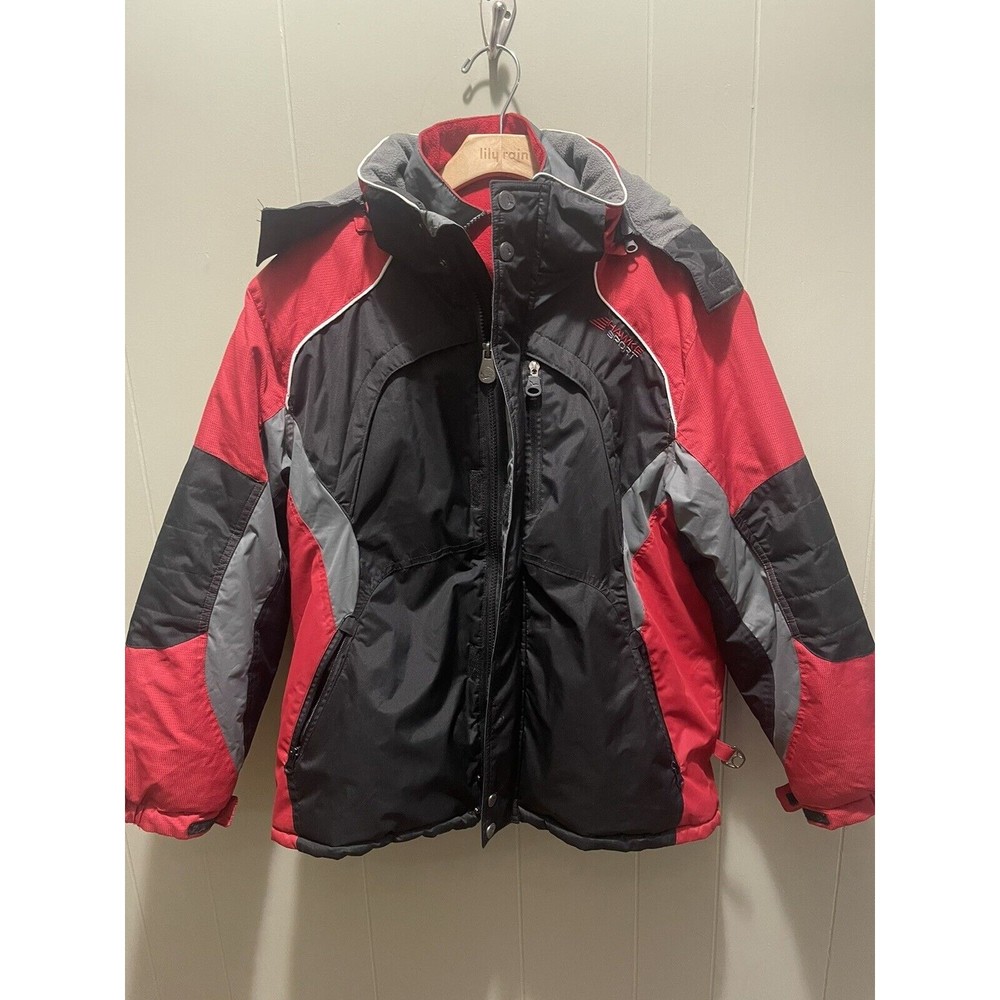 HAWKE & Co SPORT 3 IN 1 COAT BOY’S SIZE 14/16 BLACK RED GRAY